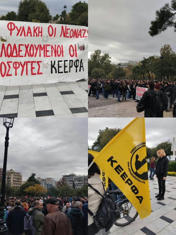 Επίθεση των ΜΑΤ στη Θεσσαλονίκη για να προστατέψουν τον Κασιδιάρη.